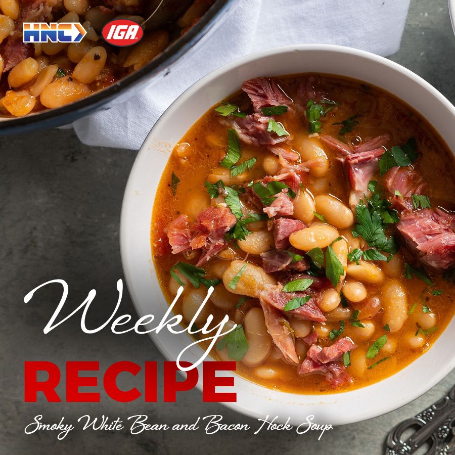 Weekly Recipe: Smoky White Bean and Bacon Hock Soup