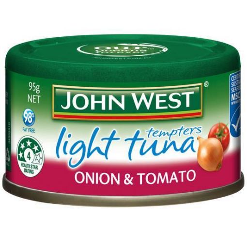 Picture of John West Light Tuna Tempters Onion & Tomato 95G