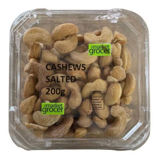 Picture of The Market Grocer Cashews Salted 200G