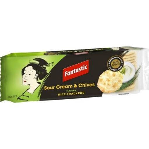 Picture of Fantastic Rice Crackers Sour Cream & Chives Flavour 100G