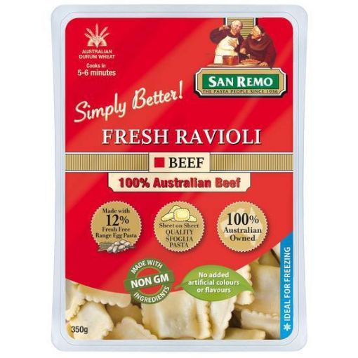 Picture of San Remo Ravioli Beef 350Gm