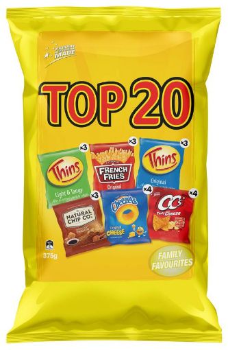 Picture of Top 20 Variety Multipack 375Gm