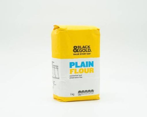 Picture of Black & Gold Plain Flour 1Kg
