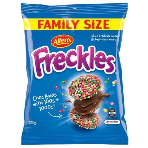 Picture of Allen's Freckles Family Bag Lollies 340G