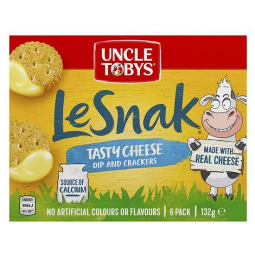 Picture of Uncle Toby Le Snak Tasty Cheese 132Gm