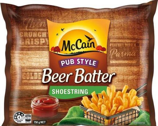 Picture of Mccain Chips Beer Batter Shoestring 750Gm