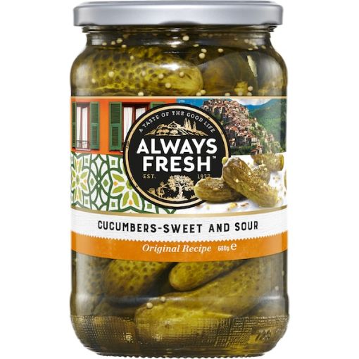 Picture of Always Fresh Cucumbers Sweet & Sour 680G