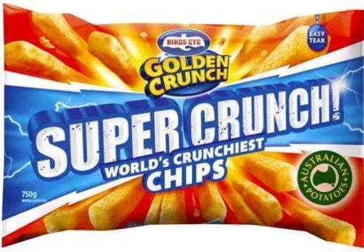 Picture of Birds Eye Chips Golden Crunch Super Crunch 750G