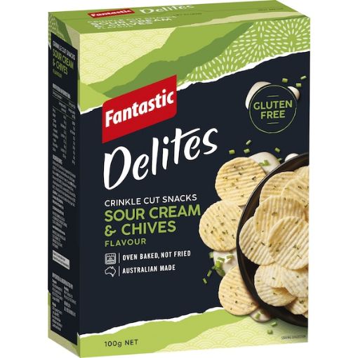 Picture of Fantastic Delites Sour Cream Chives 100Gm