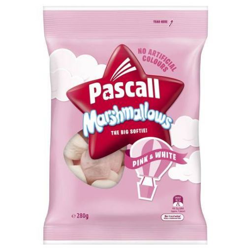 Picture of Pascall Marshmallows Vanilla Raspberry 280Gm
