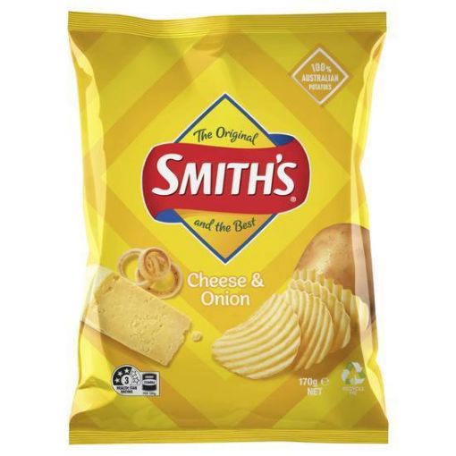 Picture of Smiths Crinkle Cheese Onion 170Gm