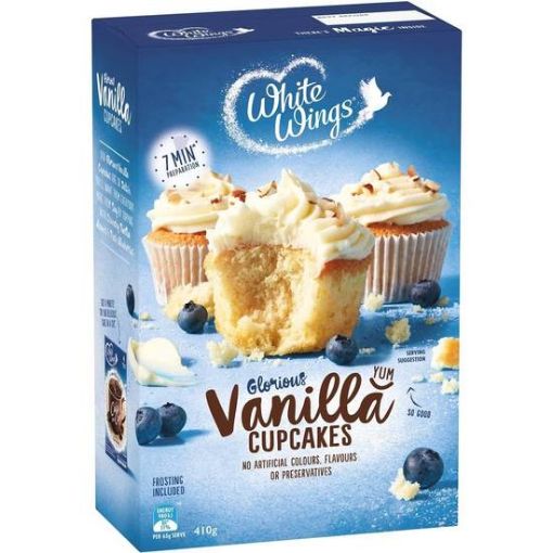 Picture of White Wings Cup Cakes Vanilla 410Gm