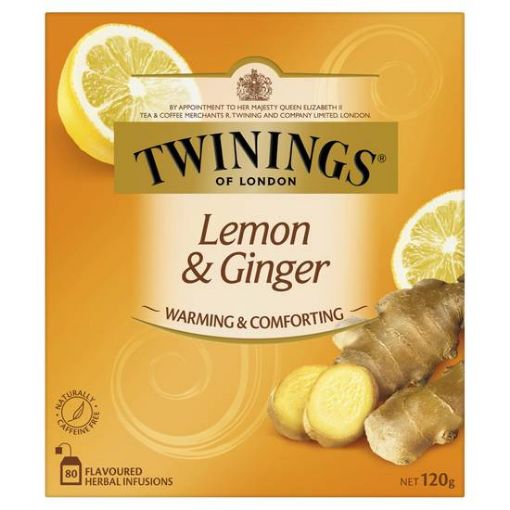 Picture of Twinings Tea Bags Lemon & Ginger (80 Pack)