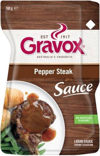 Picture of Gravox Sauce Liquid Pepper Steak 165Gm