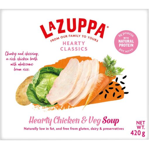 Picture of La Zuppa Soup Chicken Vegetable Rice 420Gm