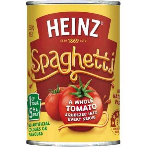 Picture of Heinz Spaghetti Tomato Sauce Cheese 220Gm