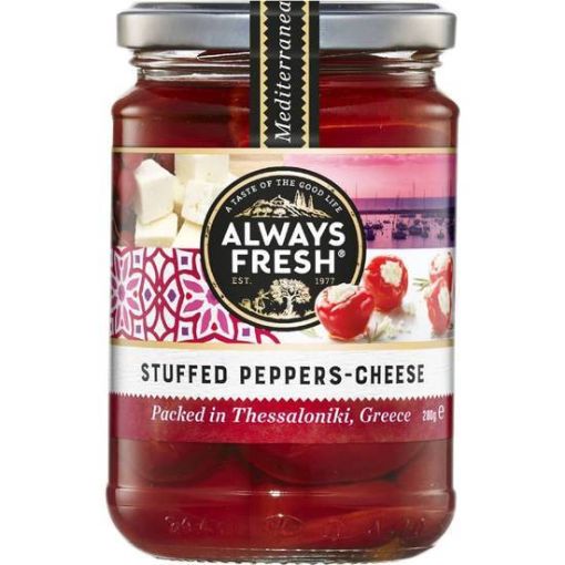 Picture of Always Fresh Bell Pepper Stuffed Feta 280Gm