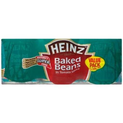 Picture of Heinz Baked Beans Tomato Sauce 3X220gm