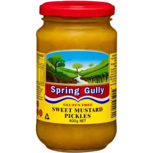 Picture of Spring Gully Gluten Free Sweet Mustard Pickles 400G