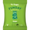 Picture of Funday Natural Sweetsno Sugar Added Vegan Lollies Sour Gummy Bears 50G