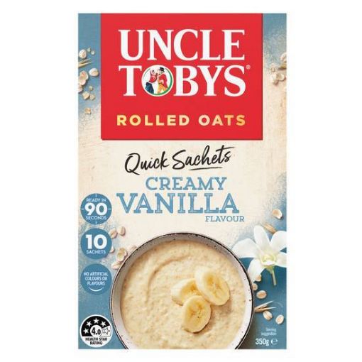 Picture of Uncle Toby Oat Quick Creamy Vanilla 10Pk