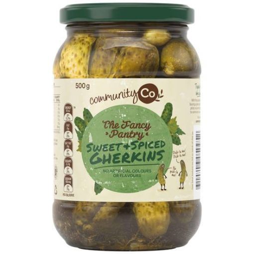 Picture of Community Co Gherkin Sweet Spicy 500Gm