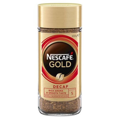 Picture of Nescafe Gold Decaffeinated Instant Coffee