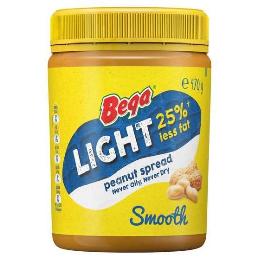 Picture of Bega Light Peanut Butter Smooth 470G