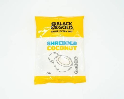 Picture of Black & Gold Coconut Shredded 250Gm