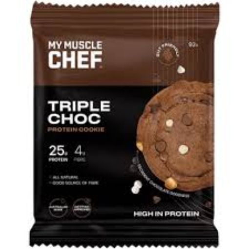 Picture of My Muscle Chef Protein Cookie Triple Choc 92G
