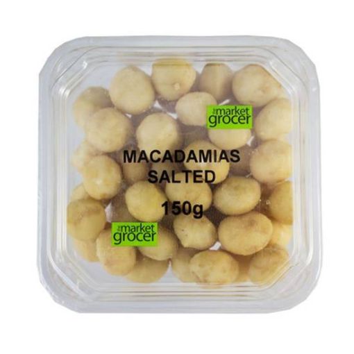 Picture of The Market Grocer Salted Macadamias 150G