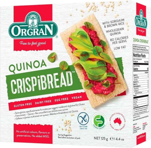 Picture of Orgran Quinoa Crispi Bread 125G