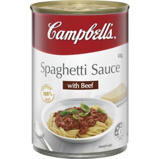 Picture of Campbell Spaghetti Sauce With Beef 410Gm