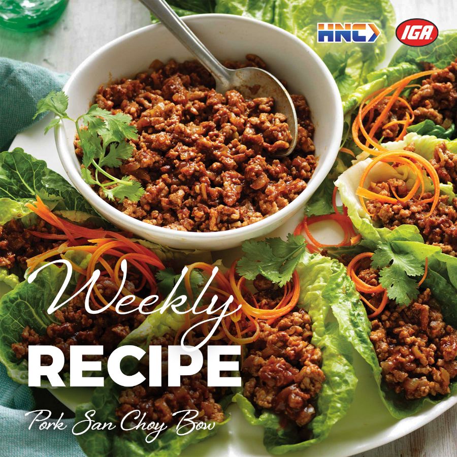 Weekly Recipe: Pork San Choy Bow