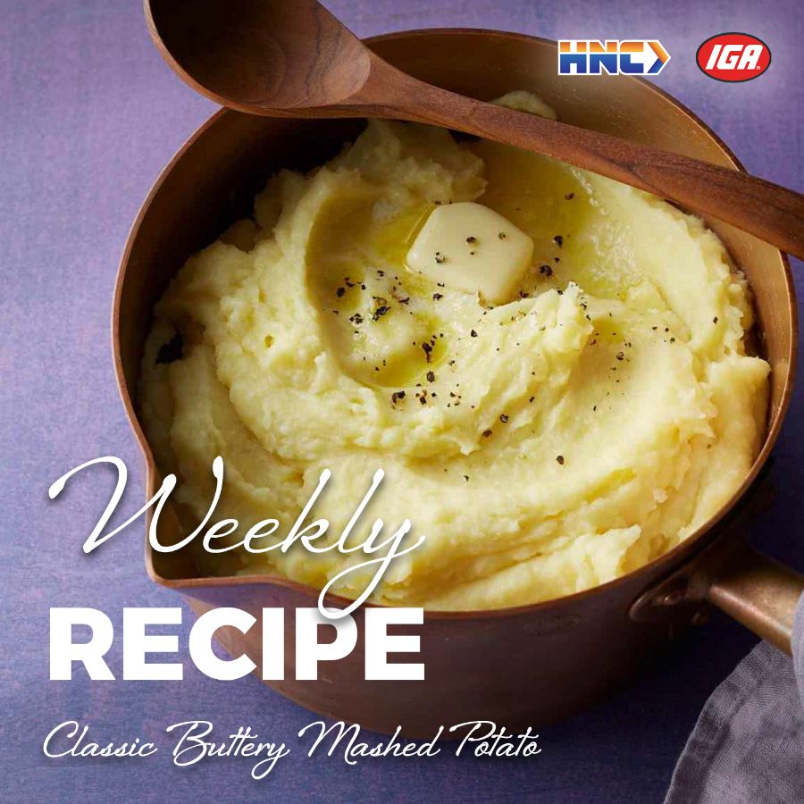 Weekly Recipe: Classic Buttery Mashed Potato