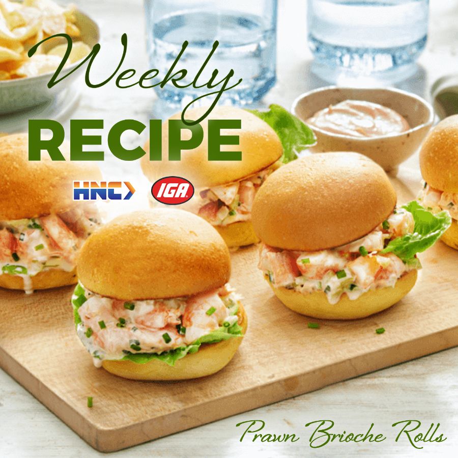 Weekly Recipe: Prawn Brioche Rolls