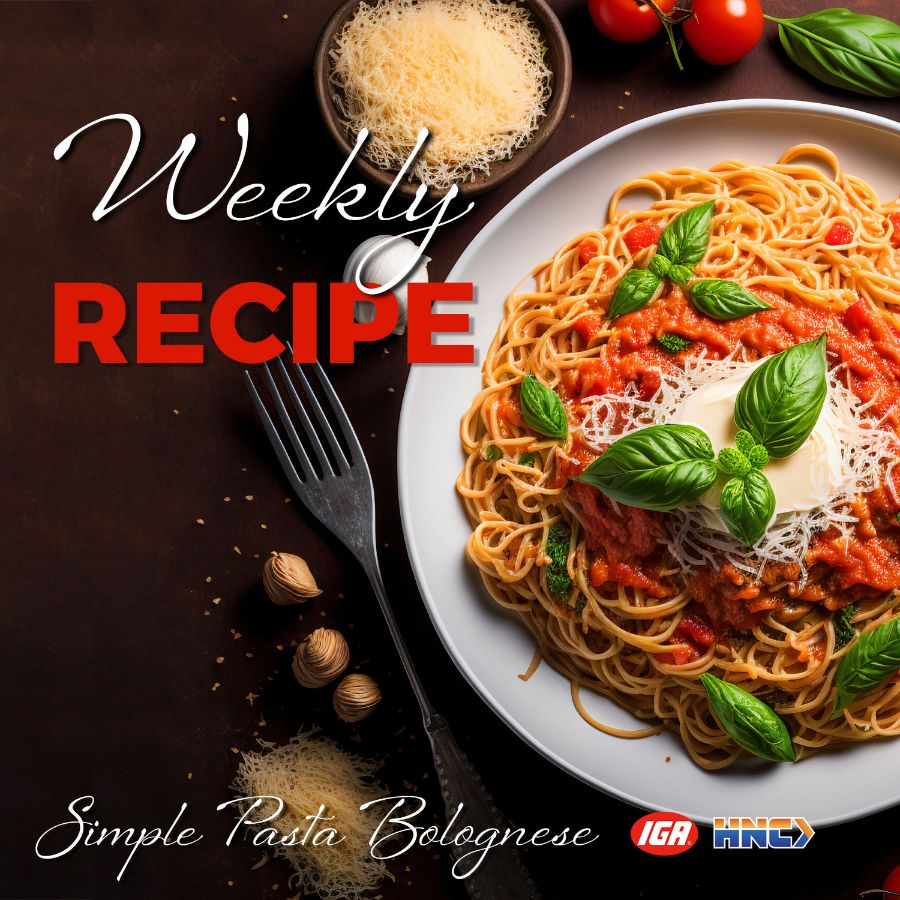 Weekly Recipe: Classic Pasta Bolognese