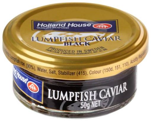 Picture of Holland House Lumpfish Caviar Black 50G