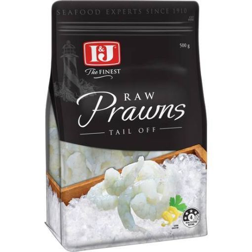 Picture of I&J Prawns Tail Off Raw 500Gm