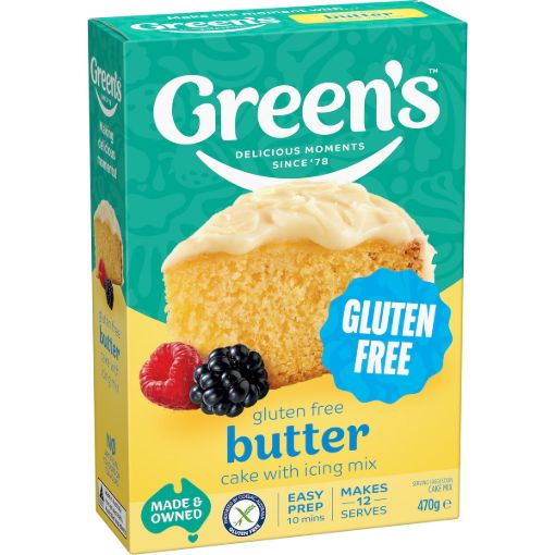 Picture of Greens Cake Mix Golden Butter Gluten Free 470Gm