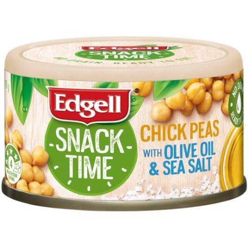 Picture of Edgell Snack Time Chickpeas With Olive Oil & Sea Salt 70G