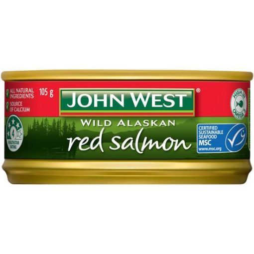 Picture of John West Wild Alaskan Red Salmon 105G