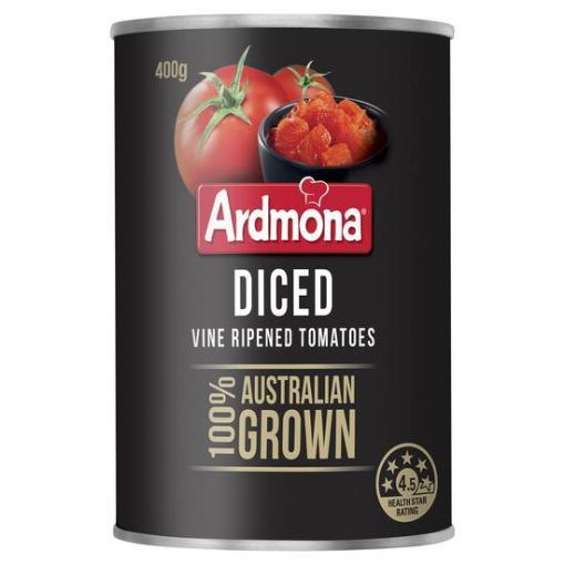 Picture of Ardmona Diced Vine Ripened Tomatoes 400G